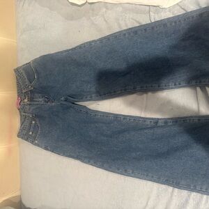 Edikted Women's Straight Leg Blue Jeans